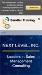 Mobile Screenshot of nextlevel.sandler.com